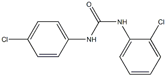 N-(2-chlorophenyl)-N'-(4-chlorophenyl)urea 구조식 이미지