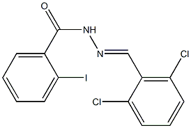 N'-[(E)-(2,6-dichlorophenyl)methylidene]-2-iodobenzohydrazide Structure