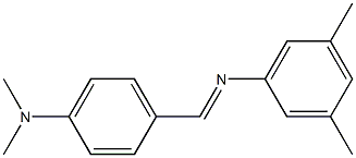 N-{(E)-[4-(dimethylamino)phenyl]methylidene}-N-(3,5-dimethylphenyl)amine Structure