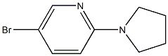 5-Bromo-2-(pyrrolidin-1-yl)pyridine ,97% 구조식 이미지