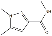 N,1,5-Trimethyl-1H-pyrazole-3-carboxamide ,97% 구조식 이미지
