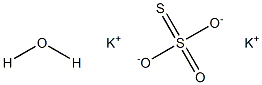 POTASSIUM THIOSULFATE HYDRATE, EXTRA PURE Structure