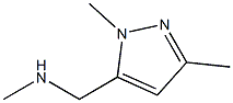 N-Methyl-(1,3-dimethyl-1H-pyrazol-5-yl)methanamine ,97% 구조식 이미지