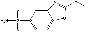2-(chloromethyl)-1,3-benzoxazole-5-sulfonamide Structure