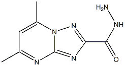 5,7-dimethyl[1,2,4]triazolo[1,5-a]pyrimidine-2-carbohydrazide Structure