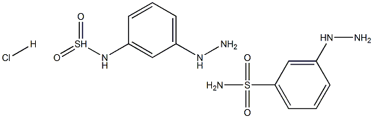 3-Sulfonamidophenylhydrazine
3-Hydrazinobenzene-1-sulfonamide hydrochloride Structure