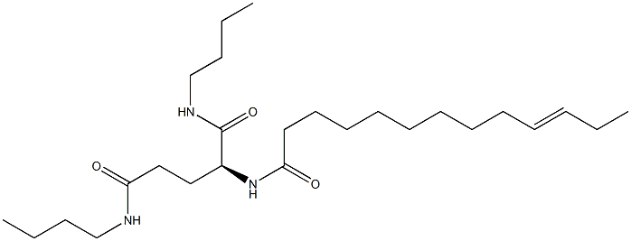 N2-(10-Tridecenoyl)-N1,N5-dibutylglutaminamide 구조식 이미지