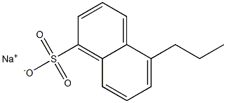 5-Propyl-1-naphthalenesulfonic acid sodium salt 구조식 이미지