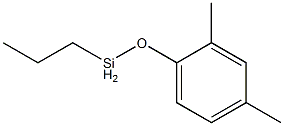 (2,4-Dimethylphenoxy)propylsilane Structure