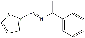 N-[(1S)-1-Phenylethyl](2-thienyl)methaneimine Structure