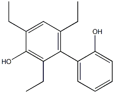 2,4,6-Triethyl-1,1'-biphenyl-2',3-diol Structure