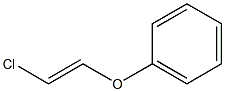 1-Chloro-2-phenoxyethene Structure