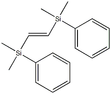 1,2-Bis(dimethylphenylsilyl)ethene Structure