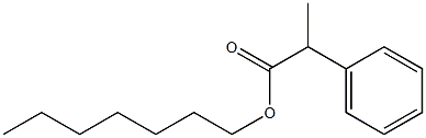 2-Phenylpropanoic acid heptyl ester 구조식 이미지