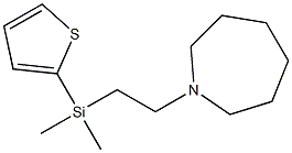Hexahydro-1-[2-[(2-thienyl)dimethylsilyl]ethyl]-1H-azepine Structure
