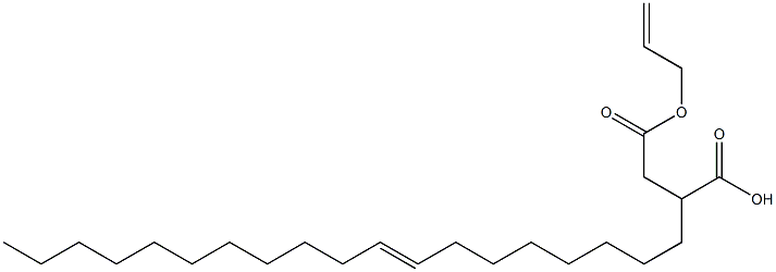 2-(8-Nonadecenyl)succinic acid 1-hydrogen 4-allyl ester 구조식 이미지