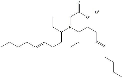 N,N-Di(6-undecen-3-yl)glycine lithium salt Structure