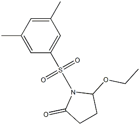 5-Ethoxy-1-[[3,5-dimethylphenyl]sulfonyl]pyrrolidin-2-one 구조식 이미지