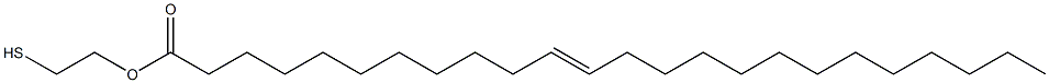11-Tetracosenoic acid 2-mercaptoethyl ester 구조식 이미지