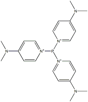 1,1',1''-Phosphinidynetris[4-(dimethylamino)pyridinium] Structure