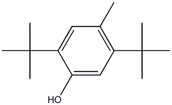 2,5-Di-tert-butyl-4-methylphenol Structure