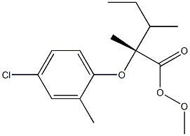 (R)-2-(4-Chloro-2-methylphenoxy)propionic acid 2-butoxyethyl ester Structure