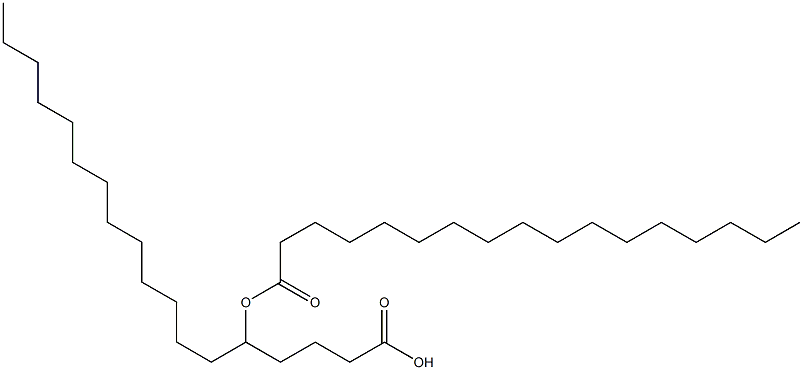 5-Heptadecanoyloxystearic acid 구조식 이미지