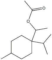 Acetic acid 1-(p-menthan-4-yl)ethyl ester 구조식 이미지