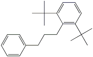 1-(2,6-Di-tert-butylphenyl)-3-phenylpropane Structure