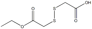 2,2'-Dithiobis(acetic acid ethyl) ester 구조식 이미지