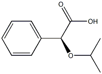 [S,(+)]-Isopropyloxyphenylacetic acid 구조식 이미지