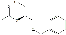 (R)-2-Benzyloxy-1-chloromethylethanol acetate Structure