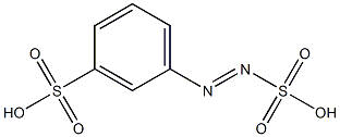 3-Sulfobenzenediazosulfonic acid 구조식 이미지