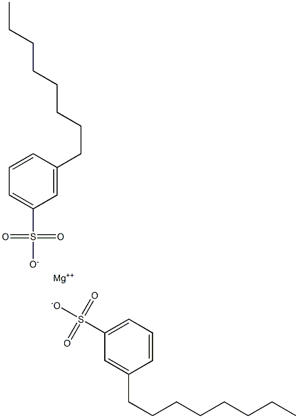 Bis(3-octylbenzenesulfonic acid)magnesium salt Structure