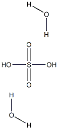 Sulfuric acid dihydrate Structure