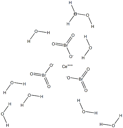 Cerium(III) bromate nonahydrate Structure