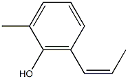 2-Methyl-6-[(Z)-1-propenyl]phenol Structure