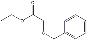 (Benzylthio)acetic acid ethyl ester 구조식 이미지