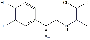 (R)-Dichloroisoproterenol Structure