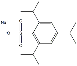 2,4,6-Triisopropylbenzenesulfonic acid sodium salt Structure