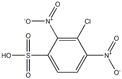 3-Chloro-2,4-dinitrobenzenesulfonic acid Structure