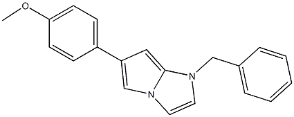 1-Benzyl-6-(4-methoxyphenyl)-1H-pyrrolo[1,2-a]imidazole Structure