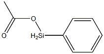Phenyl(acetoxy)silane 구조식 이미지