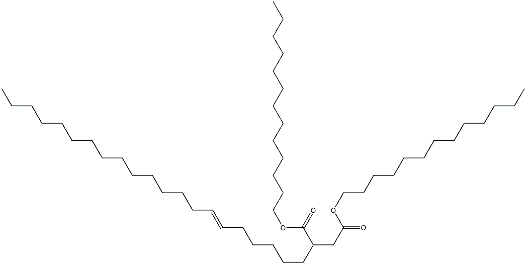 2-(6-Henicosenyl)succinic acid ditridecyl ester Structure