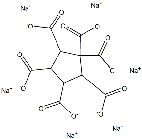 1,1,2,3,4,5-Cyclopentanehexacarboxylic acid hexasodium salt 구조식 이미지