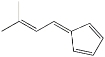 5-(3-Methyl-2-buten-1-ylidene)-1,3-cyclopentadiene Structure