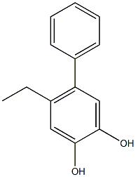 4-Ethyl-5-phenyl-1,2-benzenediol 구조식 이미지