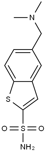5-[(Dimethylamino)methyl]benzo[b]thiophene-2-sulfonamide Structure