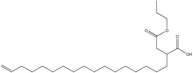 2-(16-Heptadecenyl)succinic acid 1-hydrogen 4-propyl ester Structure