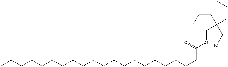 Henicosanoic acid 2-(hydroxymethyl)-2-propylpentyl ester Structure